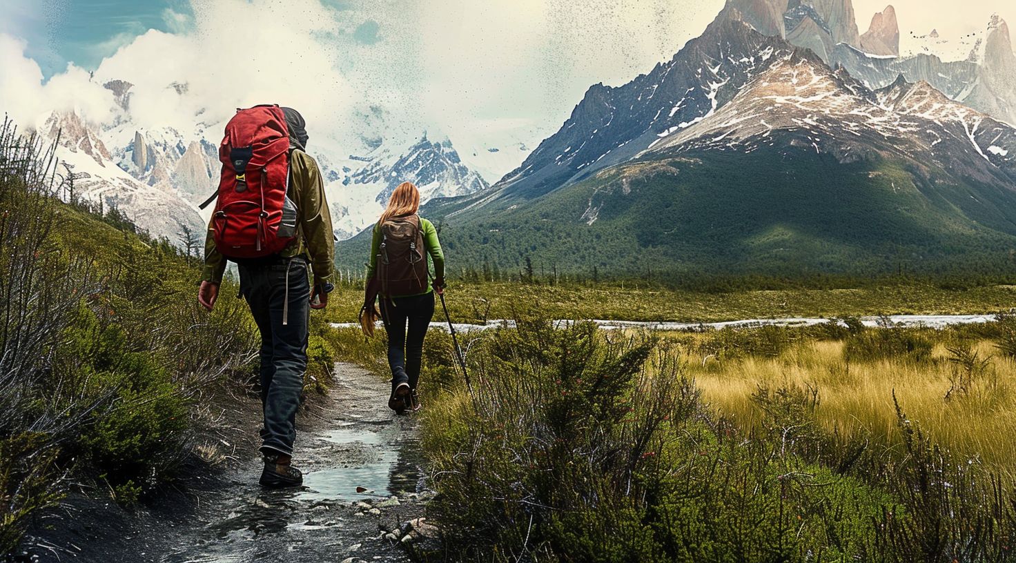 Wandern in den Bergen